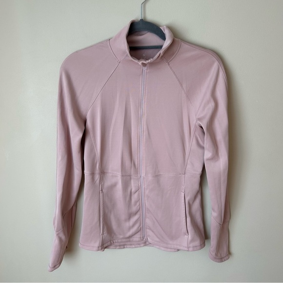 Apana Light Plink Full Zip Track Athletic Jacket Women’s Size Small - Picture 1 of 7